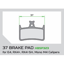 Load image into Gallery viewer, Hope E4 Brake Pads Sintered Pair Includes Bolt And Pad Spring