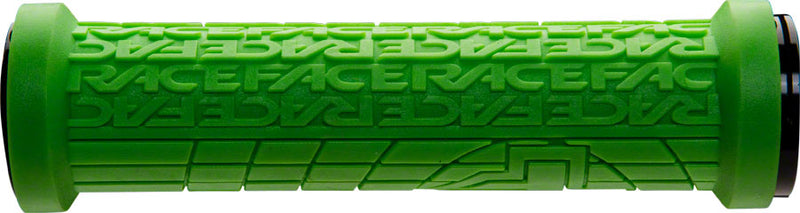 Load image into Gallery viewer, RaceFace Grippler Grips Green Lock-On 30mm Flangeless Bicycle Grip Double Lock