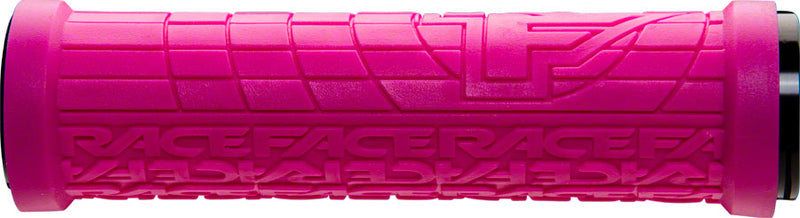 Load image into Gallery viewer, RaceFace Grippler Grips - Magenta, Lock-On, 30mm