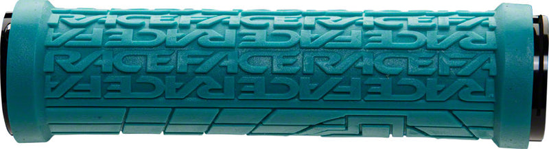 Load image into Gallery viewer, RaceFace Grippler Grips - Turquoise, Lock-On, 33mm