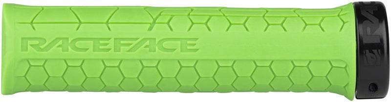 Load image into Gallery viewer, RaceFace Getta Grips - Green, Lock-On, 30mm Low-Profile Grips, Rubber Grips