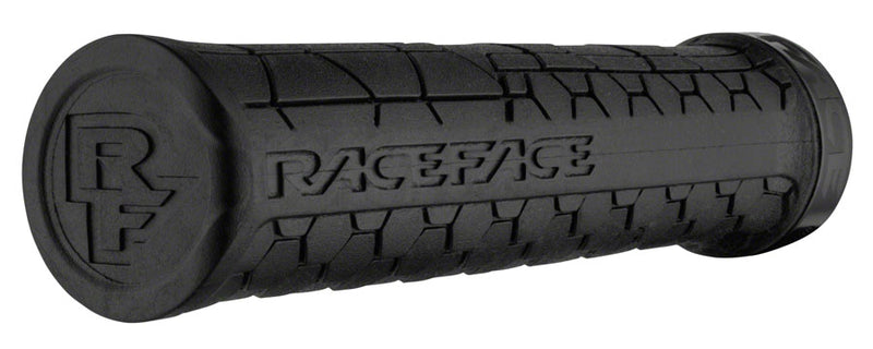 Load image into Gallery viewer, RaceFace Getta Grips - Black, 30mm Directional Hex Pattern Rubber Grips