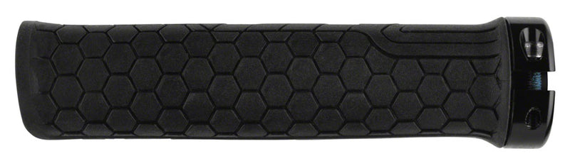 Load image into Gallery viewer, RaceFace Getta Grips - Black, 30mm Directional Hex Pattern Rubber Grips