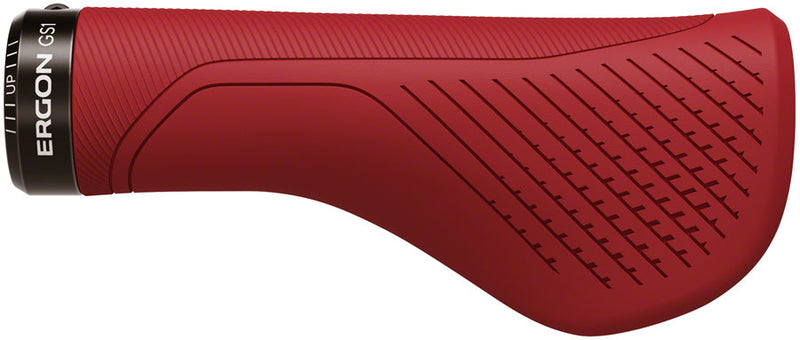 Load image into Gallery viewer, Ergon GS1 Evo Grips - Small, Red Dual Touch Surface For Soft Grip