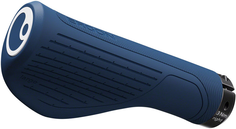 Load image into Gallery viewer, Ergon GS1 Evo Grips - Large, Blue Dual Touch Surface For Soft Grip