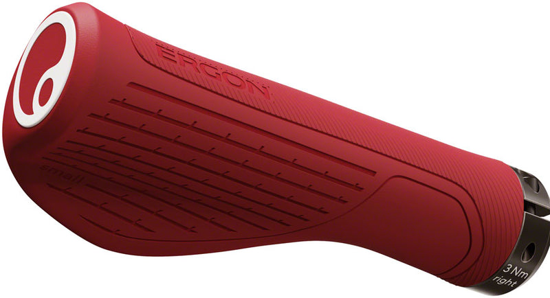 Load image into Gallery viewer, Ergon GS1 Evo Grips - Large, Red Dual Touch Surface For Soft Grip