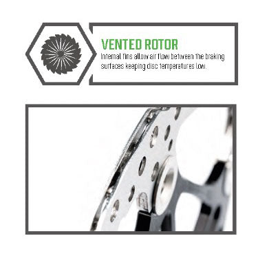 Load image into Gallery viewer, Hope V4 Vented Disc Rotor, 6-Bolt, Float/Wave, 203mm, Blk