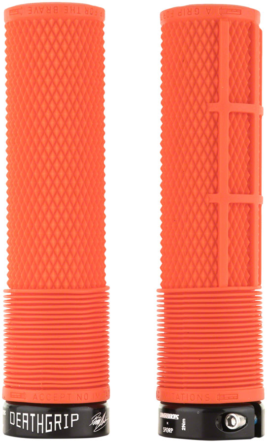 Load image into Gallery viewer, DMR-Flangeless-Deathgrip-Thick-Grips-Lock-On-Grip-140-Bicycle-Grips