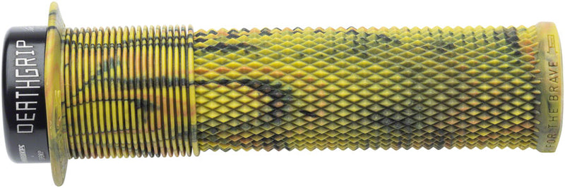 Load image into Gallery viewer, DMR Deathgrip Grips - Camo Lock-On Flanged Bicycle Grips Soft Compound