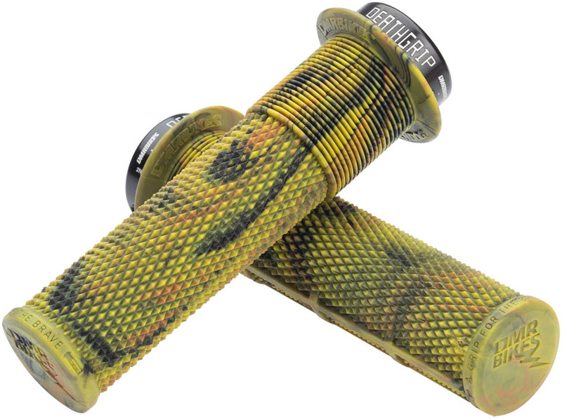 Load image into Gallery viewer, DMR-Flanged-Deathgrip-Thin-Grips-Lock-On-Grip-140-Bicycle-Grips