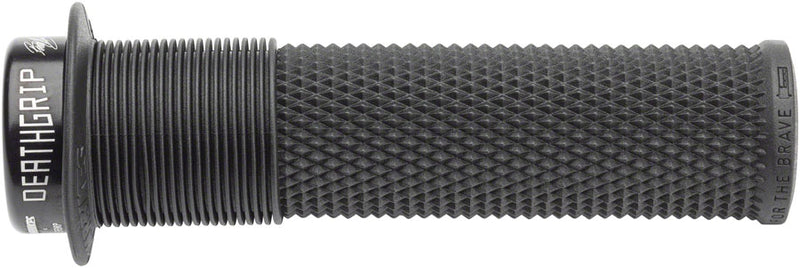 Load image into Gallery viewer, DMR DeathGrip Flanged Grips - Thin, Lock-On, Black