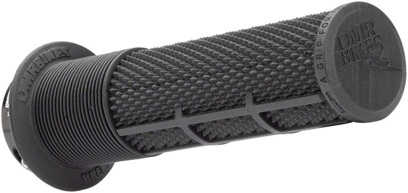 Load image into Gallery viewer, DMR DeathGrip Flanged Grips - Thin, Lock-On, Black