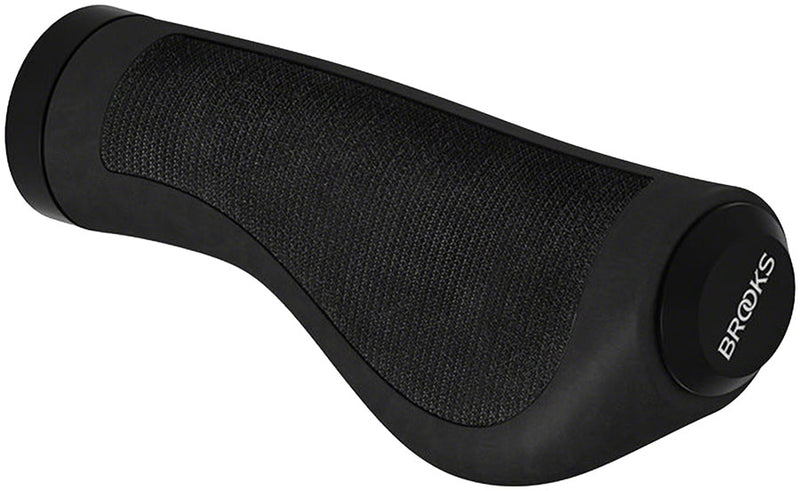 Load image into Gallery viewer, Brooks Ergonomic Rubber Grip - Black, 130/130mm