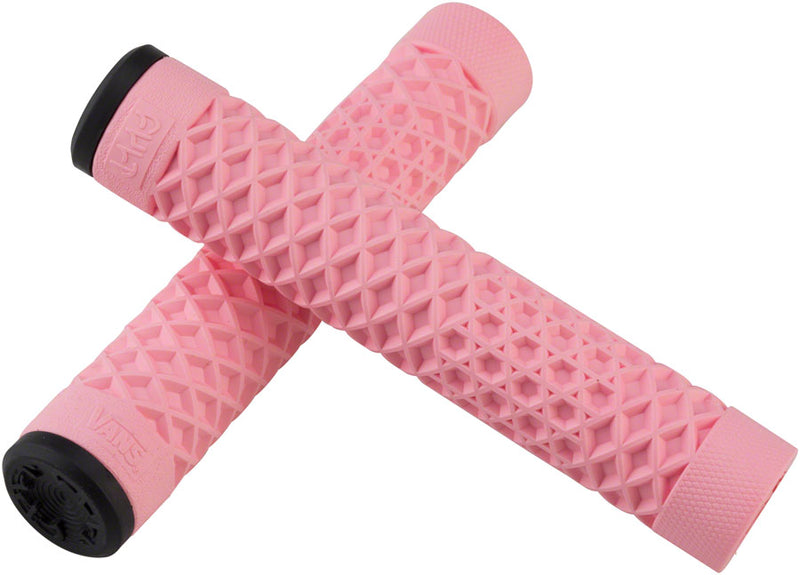 Load image into Gallery viewer, ODI Cult x Vans Flangeless Grips - Rose Vans Waffle Pattern Bicycle Grip
