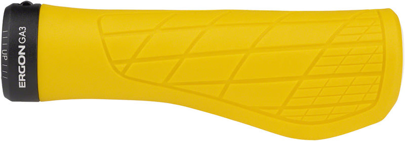 Load image into Gallery viewer, Ergon GA3 Grips - Yellow Mellow, Lock-On, Large