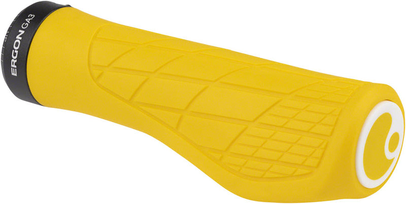 Load image into Gallery viewer, Ergon GA3 Grips - Yellow Mellow, Lock-On, Large