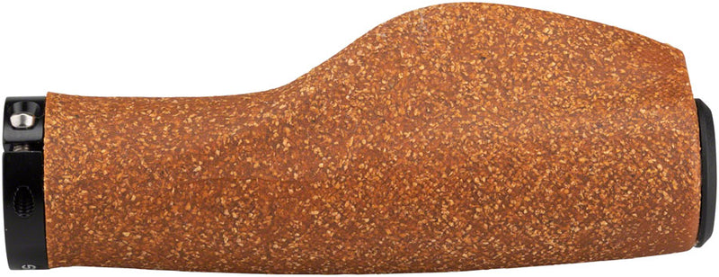 Load image into Gallery viewer, Portland Design Works Cork Chop Grips Single Lock On Cork 128mm