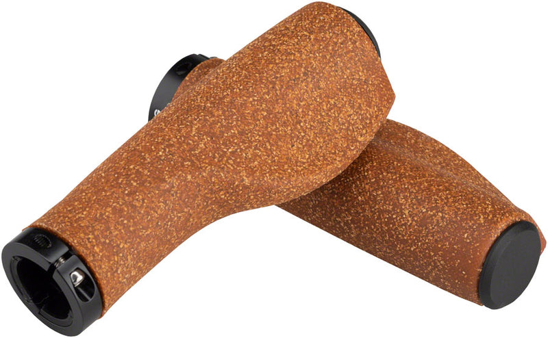Load image into Gallery viewer, PDW-Cork-Chop-Grips-Lock-On-Grip-128-Bicycle-Grips