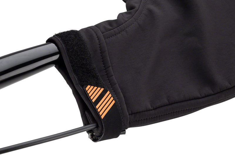 Load image into Gallery viewer, 45NRTH Draugenklaw Flat Bar Pogies - Black