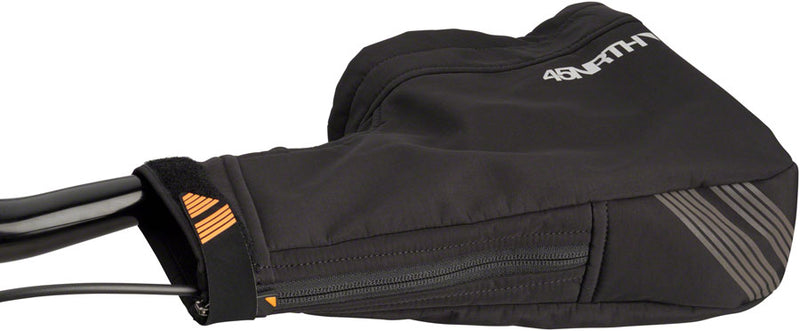 Load image into Gallery viewer, 45NRTH Draugenklaw Flat Bar Pogies - Black