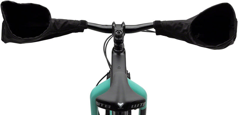 Load image into Gallery viewer, 45NRTH Draugenklaw Flat Bar Pogies - Black