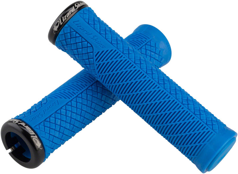 Load image into Gallery viewer, Lizard Skins Charger Evo Grips - Electric Blue, Lock-On
