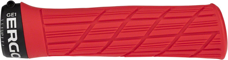 Load image into Gallery viewer, Ergon GE1 Evo Grips Risky Red Lock On Damping Inner Core Carbon Bar Compatible