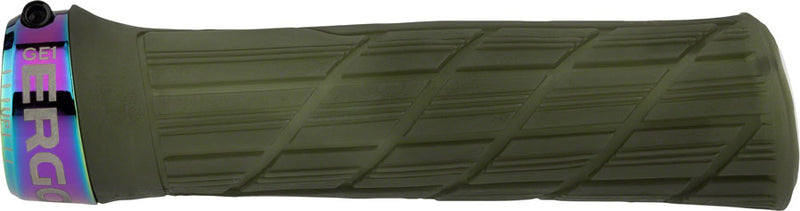 Load image into Gallery viewer, Ergon GE1 Evo Factory Grips - Frozen Moss/Oil Slick, Lock-On