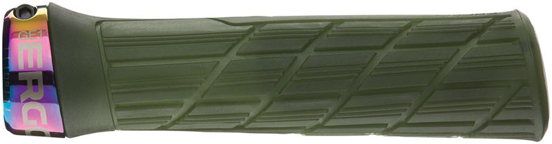 Load image into Gallery viewer, Ergon GE1 Evo Factory Slim Grips - Frozen Moss/Oil Slick, Lock-On