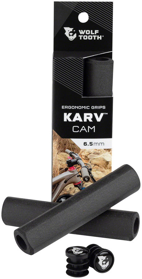 Load image into Gallery viewer, Wolf-Tooth-Karv-Cam-Grips-Grips-Slip-On-Grip-133-Bicycle-Grips