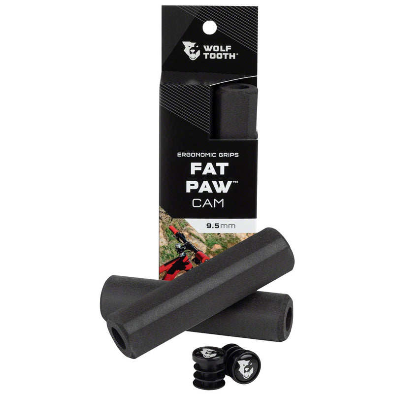 Load image into Gallery viewer, Wolf-Tooth-FatPaw-Cam-Grips-Slip-On-Grip-135-Bicycle-Grips