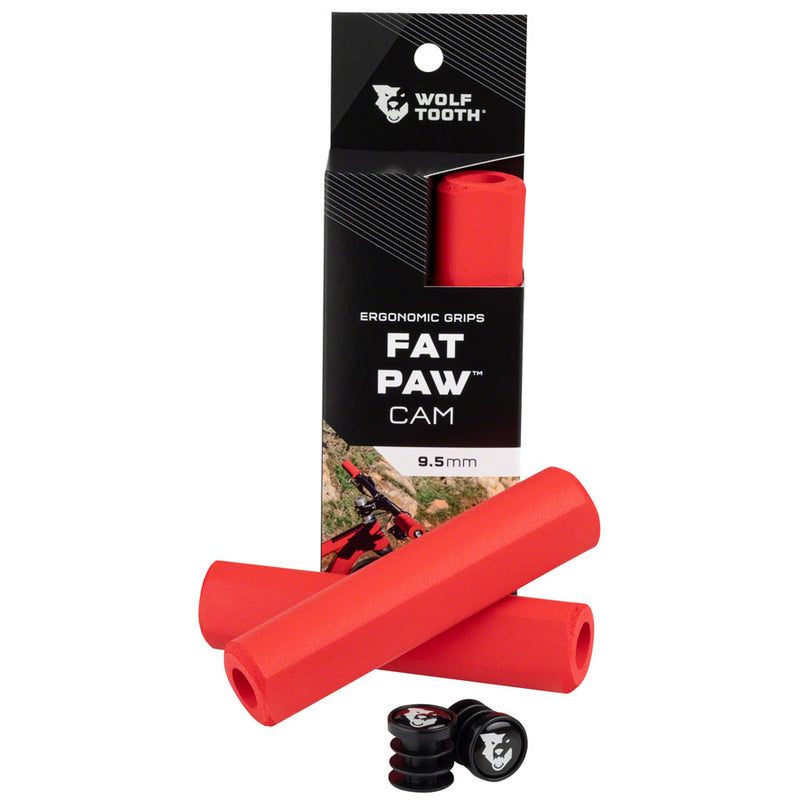 Load image into Gallery viewer, Wolf-Tooth-Fat-Paw-Cam-Grips-Grips-Slip-On-Grip-133-Bicycle-Grips