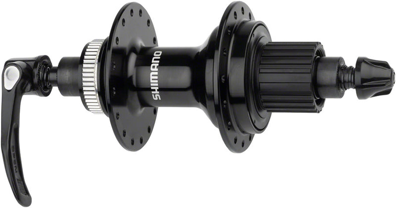Load image into Gallery viewer, Shimano Deore FH-MT401 Rear Hub - QR x 135mm, 12-Speed, Center-Lock, 32H, Black
