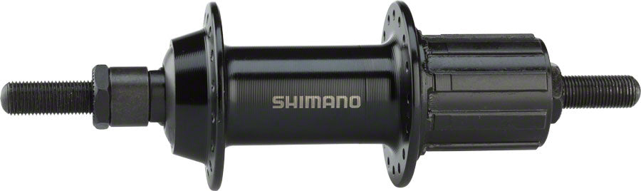 Shimano TX500 8-Speed Rear Hub - Black, Threaded 135mm, J-Bend