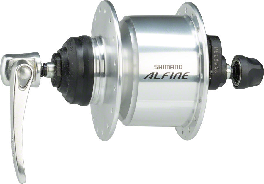 Shimano Alfine DH-S501 Dynamo Front Hub, 32h, Center-Lock, Silver