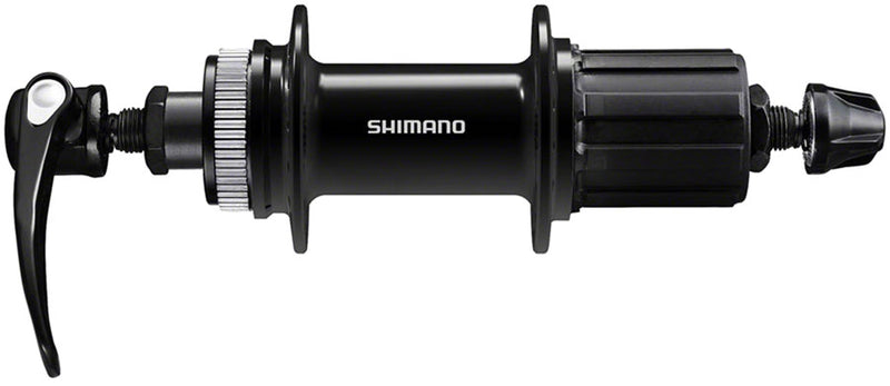 Load image into Gallery viewer, Shimano Deore Disc Brake Hubs Bundle Rear FH-QC400-HM & Front HB-QC400, QR, Center-Lock, 32H, Black