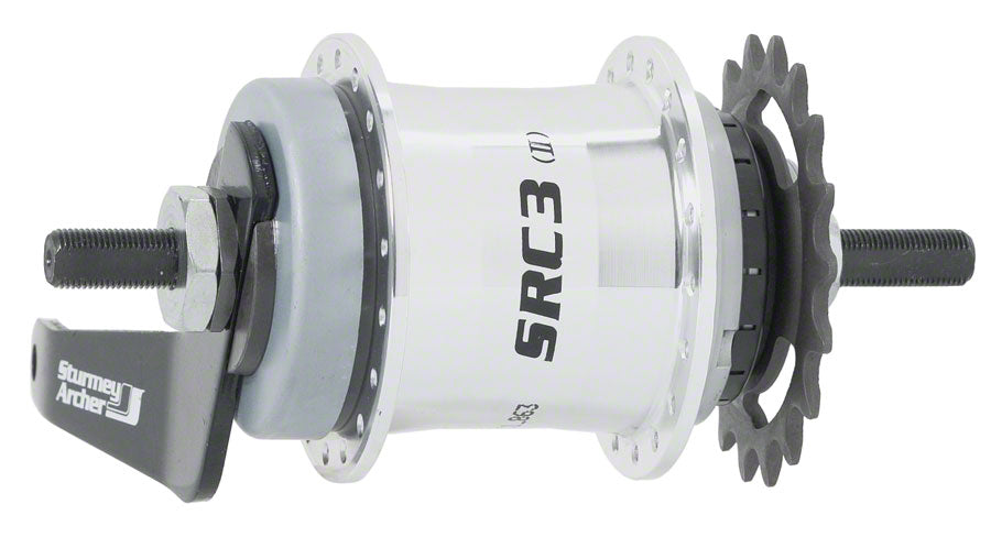 Sturmey Archer S30 3-Speed Coaster Brake Hub Shell - 6061 Aluminum