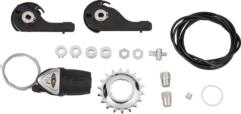 Load image into Gallery viewer, Sturmey Archer RS-RK3 3 Speed Hub: 32H, 135OLD, 6-Bolt Disc, Silver