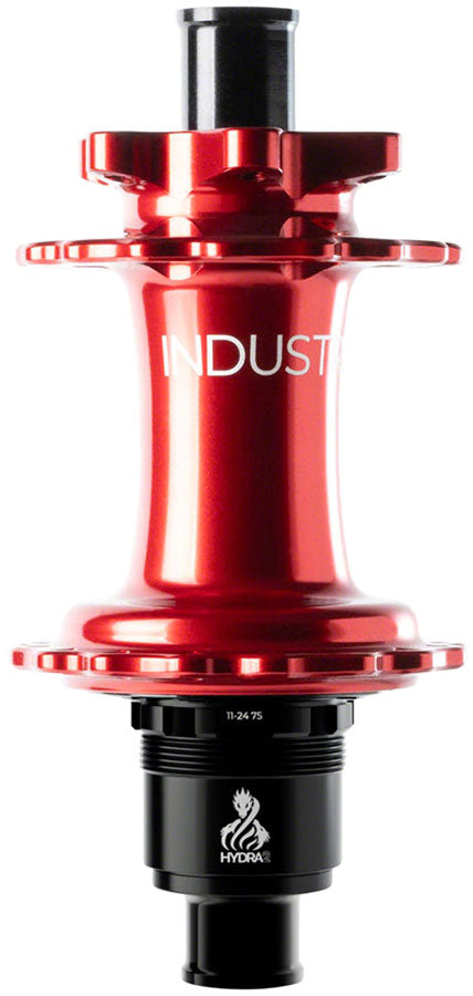 Load image into Gallery viewer, Industry Nine Hydra 2 Boost XD, Disc Hub, Rear, 28H, 12mm TA, 148mm, SRAM XD, Red