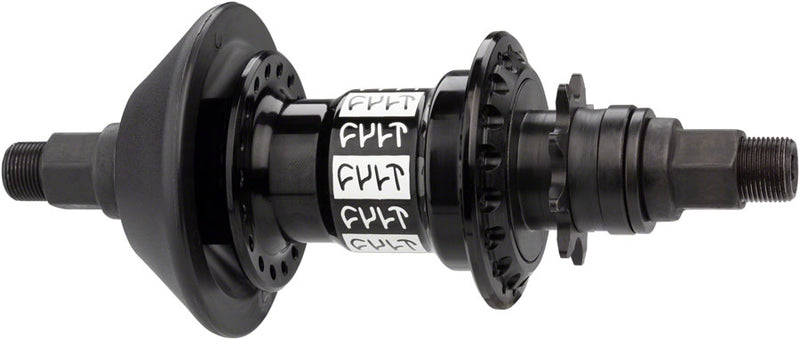Load image into Gallery viewer, Cult Crew Cassette Rear Hub SDS Black Comes With Non Drive Side Hubguard
