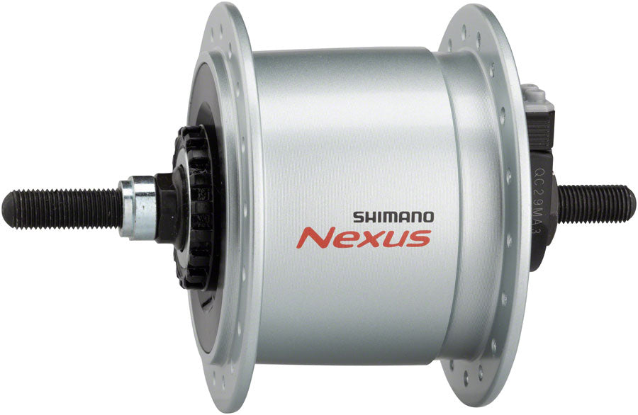 Shimano DH-C6000-3 Dynamo Front Hub with Roller Brake, 36h, Silver