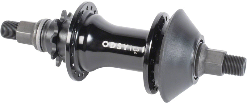 Load image into Gallery viewer, Odyssey C5 Hub - Rear, Cassette, 9T, 14mm, 36H, Right or Left Hand Drive, Black
