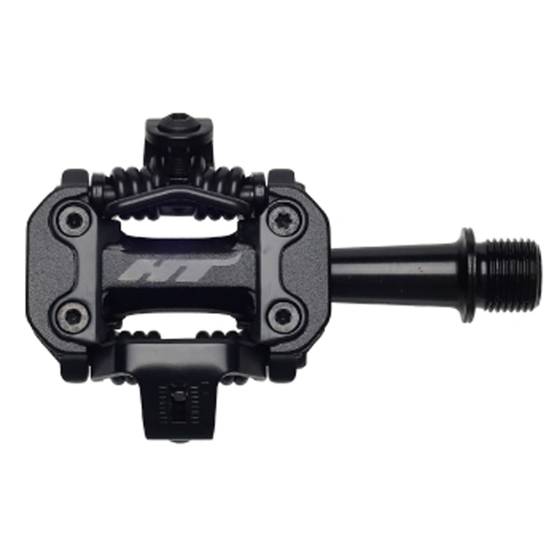 Load image into Gallery viewer, HT-Pedals-M2-Clipless-Pedals-with-Cleats-Aluminum-PEDL1818-Bicycle-Pedals