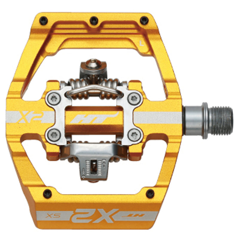 Load image into Gallery viewer, HT-Pedals-X2-SX-Clipless-Pedals-with-Cleats-PEDL2652-Bicycle-Pedals