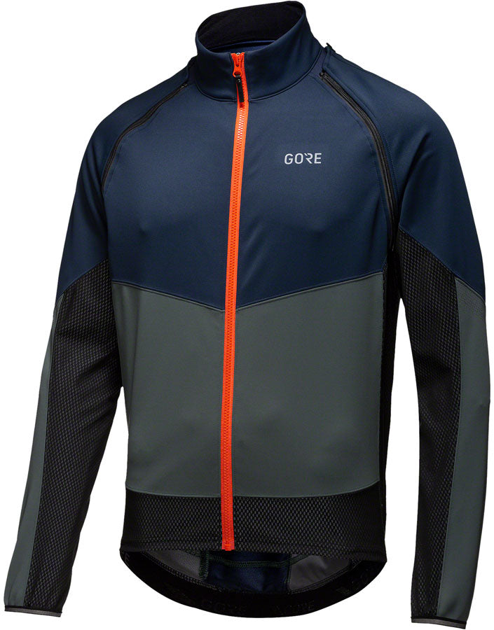 Load image into Gallery viewer, Gorewear Phantom Jacket - Orbit Blue/Urban Grey, Men's, Small