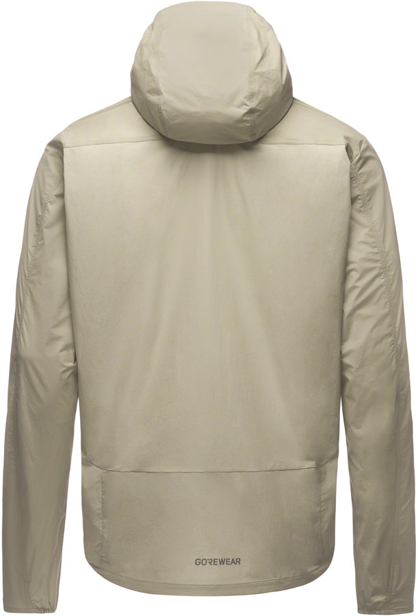 Load image into Gallery viewer, Gorewear Fernflow Hooded Windbreaker - Beige, Men's, Large