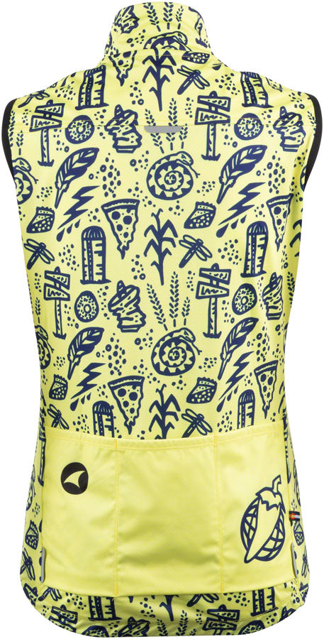 Load image into Gallery viewer, Salsa Women&#39;s Gravel Story Vest - Yellow, Dark Blue, X-Large
