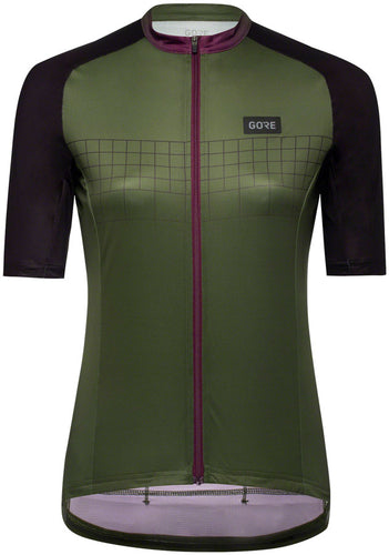 GORE Grid Fade Jersey 2.0 - Green/Purple, Women's, X-Small