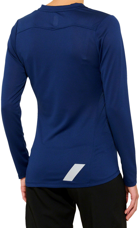 Load image into Gallery viewer, 100% Ridecamp Jersey - Navy, Women's, Long Sleeve, Small