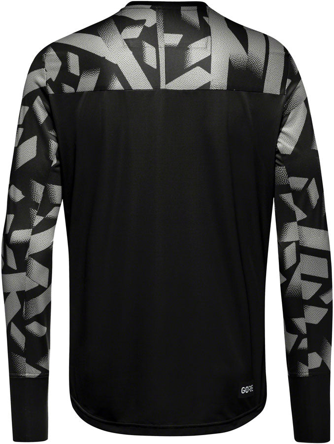 Load image into Gallery viewer, GORE Trail KPR Daily Long Sleeve Jersey - Black/Lab Gray, Men&#39;s, Small
